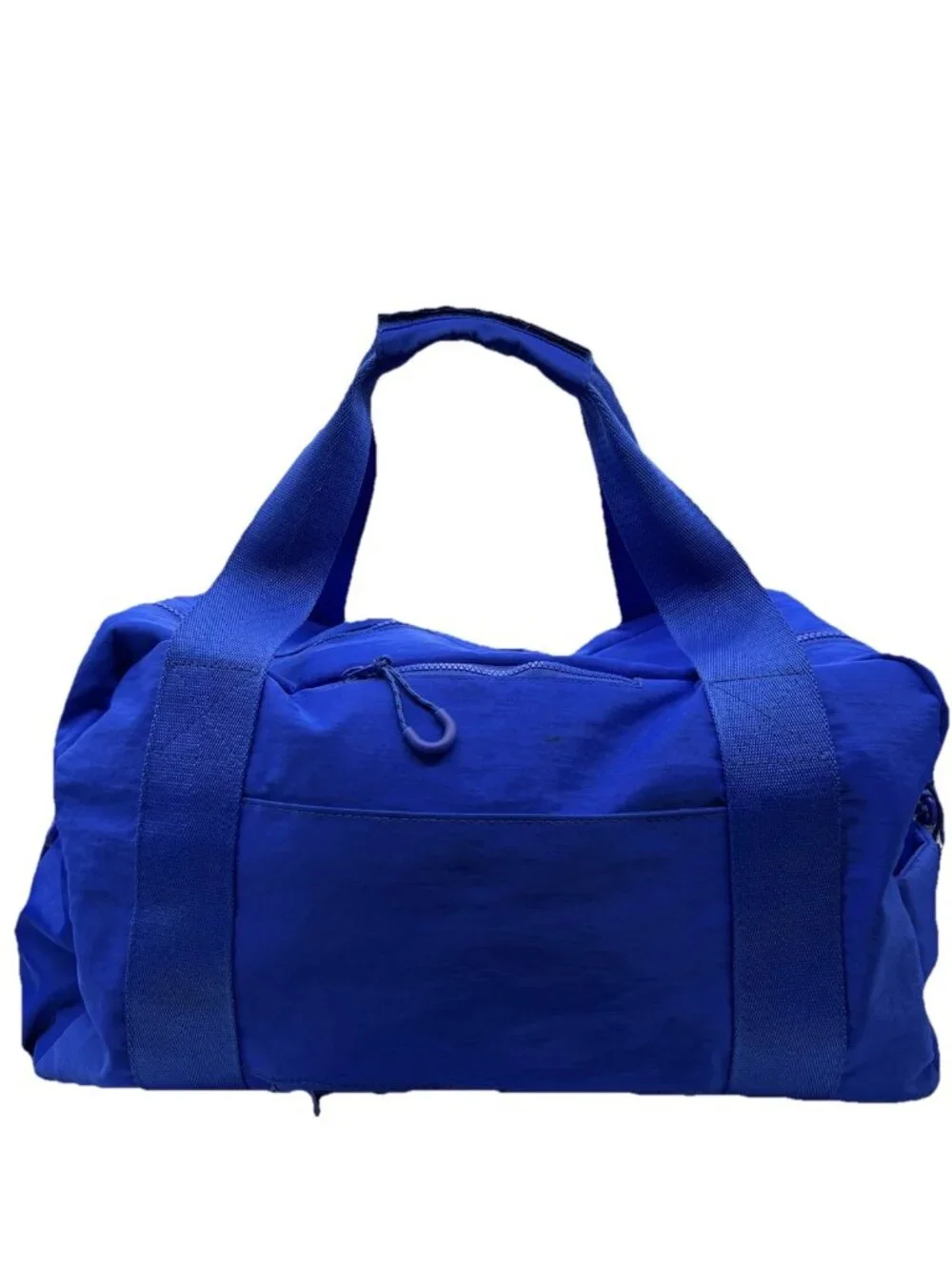 BÉIS The Sport Duffle Backpack Blue Overnight Travel Bag Basketball Patch